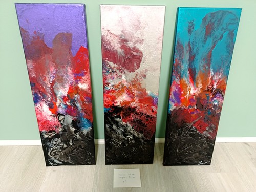 Magnifique triptyque moderne - magnifique,