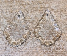 2 PAMPILLES ANCIENNE CRISTAL