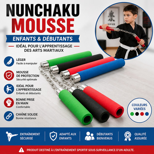 Nunchaku mousse enfants - nunchaku,