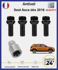Ecrous antivol de roues noir Seat Ateca dès 2016