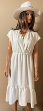 Robe longue blanche ZARA T 38