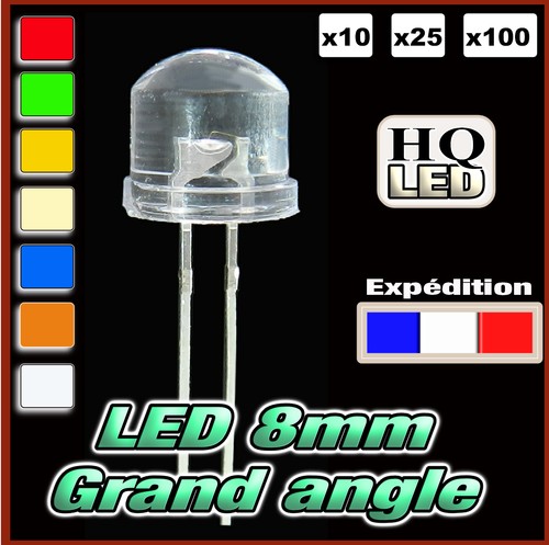 514 led 8mm grand angle - 514#,