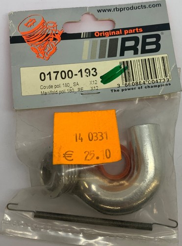 Coude inline 180 degré - , 1/10e