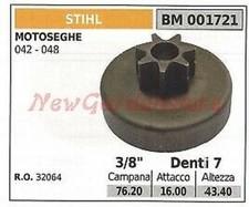 Pignon De Cloche D'Embrayage Tronçonneuse STIHL 042 048 001721 32064