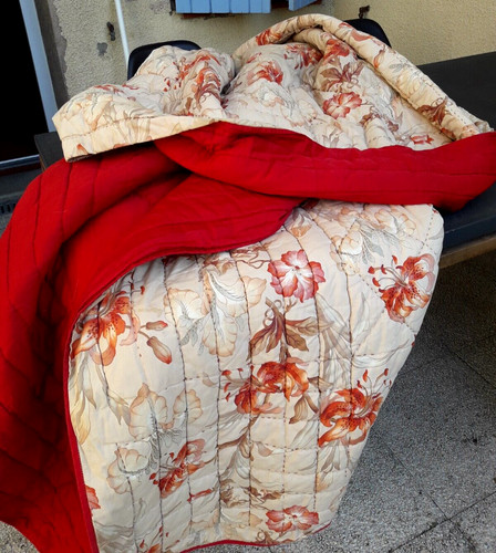 Ancien couvre lit boutis - lit,