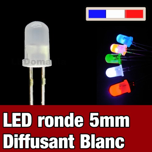 490 led 5mm ronde diffusant - led,