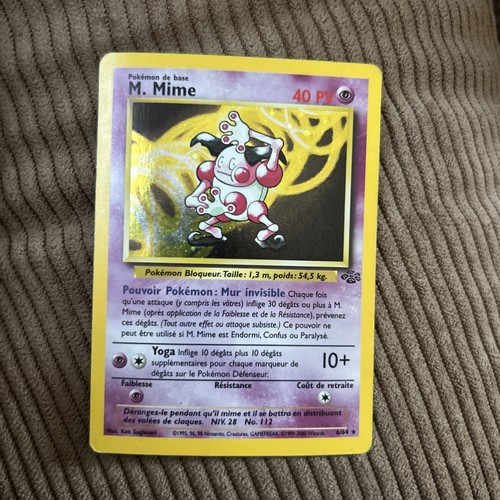 Carte pokémon mime - pokémon, m