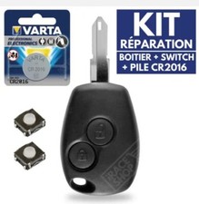 KIT➜ Coque pour Télécommande Plip Clef RENAULT Modus Twingo Clio 3 Master Kangoo