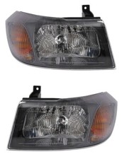 PHARE AVANT GAUCHE + DROIT ELECTRIQUE POUR FORD TRANSIT V 01.00-05.06 NOIR