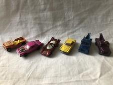 Corgi Junior Whizzwheels : lot, Jeep, Ferrari, Cadillac, Mercedes, Land Rover.