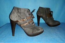 bottines boots SAN MARINA en cuir et daim gris pointure  40 fr 
