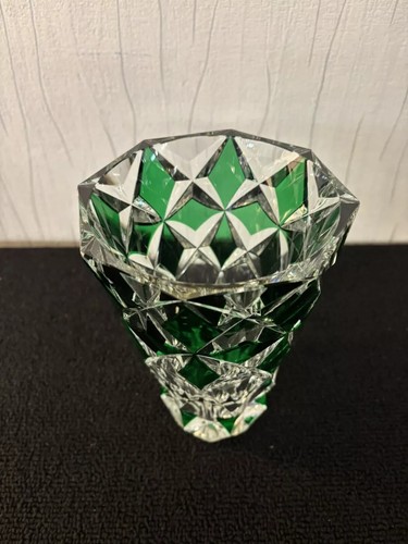 Vase rouge vert cristal de - en,