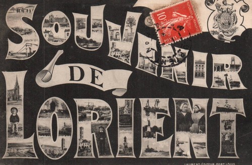 Carte postale lorient - carte,