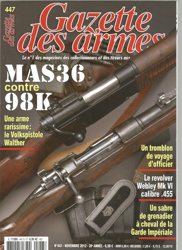 Gazette des armes 447 - gazette, mas
