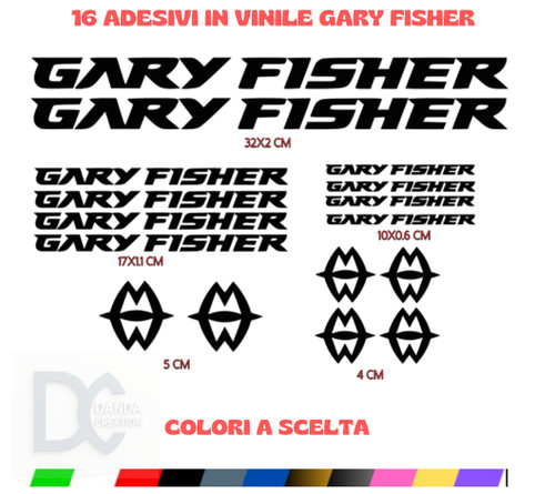 Adesifs bike mtb gary fisher - mtb,