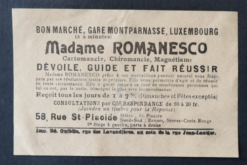 Carte visite madame - visite,