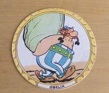 1967  OBELIX   VACHE QUI RIT  FROMAGERIE  BEL - DARGAUD AUTOCOLLANT D' ORIGINE