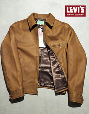 Levi's Vintage Clothing Leather Jacket Édition Année 1940'S  Size XS