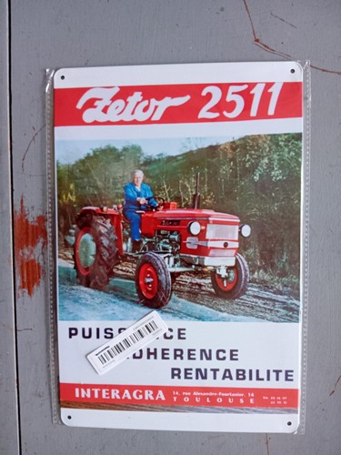 Plaque métal décorative - plaque,