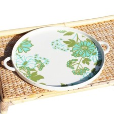 Plat à tarte / gâteau rond vintage Villeroy & Boch modèle Scarlett