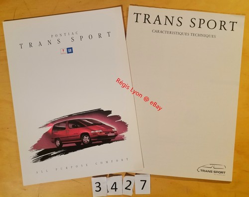 Pontiac trans sport - trans, prospectus