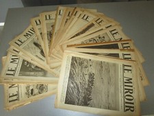 Lot de 38 Journaux Le Miroir
