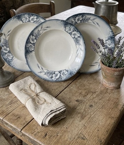 Lot assiettes anciennes - de,