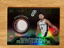 2025/26 Topps Dylan Harper Roundball Remnants Green /99 Rookie Relic RRR-DH
