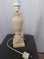 pied de lampe en albâtre, H 32 cm