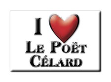Aimant sur Le Poët Célard , Corse - Magnet De Frigo France Souvenir Cadeaux