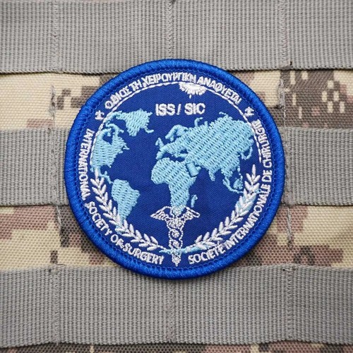 écusson patch brodé iss - brodé,