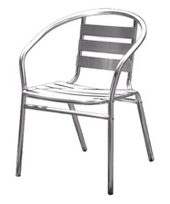 CHAISE DE BAR EN ALUMINIUM