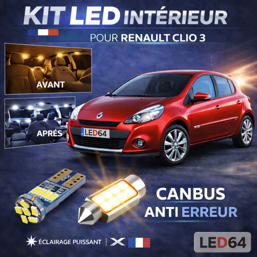 Kit ampoules led pour - 12,