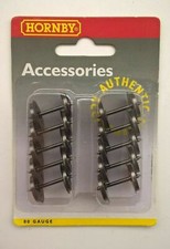 10 Essieux "4 trous" en métal Ø 14.1 mm-HO 1/87-HORNBY R8234