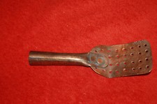 Ancienne pelle écumoir en cuivre - cuisine - vieux métiers - 