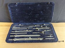 coffret compas kern aarau suisse complet 15 unités 1910 n°29050