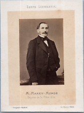 M. Marey-Monge Député de la Côte-d'Or Vintage albumen printSérie du corps