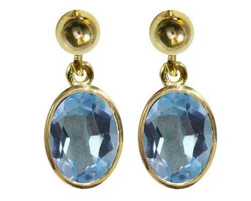 9ct jaune naturel bleu - jaune,