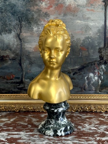 Buste bronze doré - buste, de