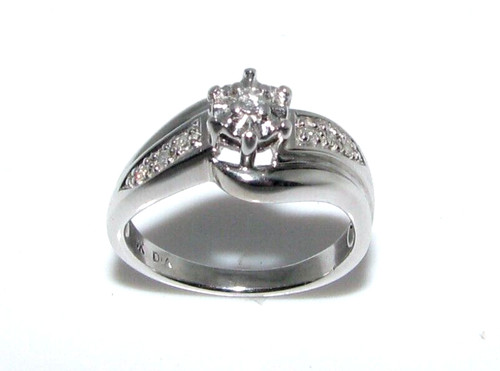 Bague tordue blanc 9 - en,