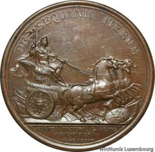 R9270 Rare Médaille Louis XIV