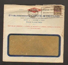 TOULOUSE (31) USINE ,LITERIES & MEUBLES de JARDIN Conde "DECUNS & CONTE" en 1931