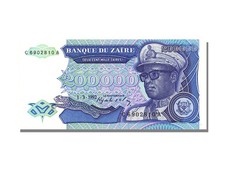 [#22708] Banknote, Zaire, 200,000 Zaïres, 1992, 1992-03-01, UNC(65-70)