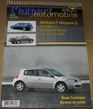 Revue technique automobile pour Renault Mégane 2 essence et diesel