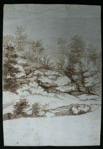 Dessin ancien xviiième - dessin, etude