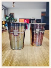 Trophée Tour Auto 2001 / 2 Gobelets / timbales en métal / fabrication PAMPALONI