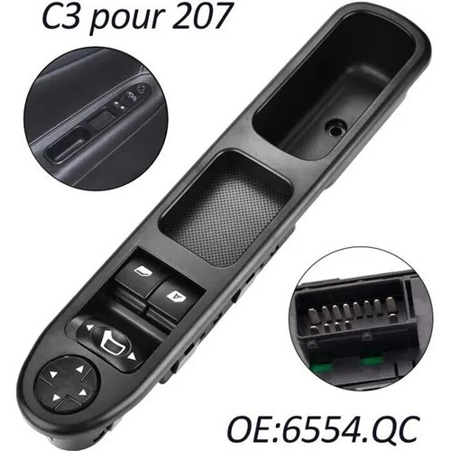 Commande bouton leve vitre - commande,