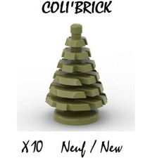 lego 2435 - 10x Arbre Sapin /