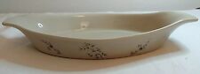 Southampton Stoneware Collection Serving Baking Dish Gray Floral Microwave Safe