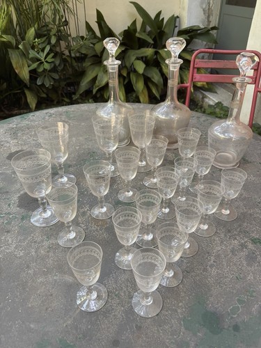 Service verres cristal - verres, en